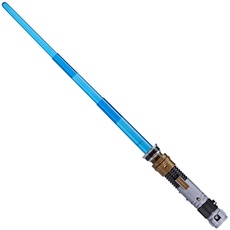 Bild von Star Wars Lightsaber Forge Obi-Wan Kenobi elektronisches blaues Lichtschwert, anpassbares Rollenspielzeug, für Kids ab 4