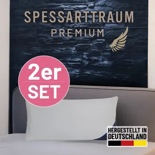 SPESSARTTRAUM Gänsedaunenkopfkissen SPESSARTTRAUM 80 x 80 cm Weiß