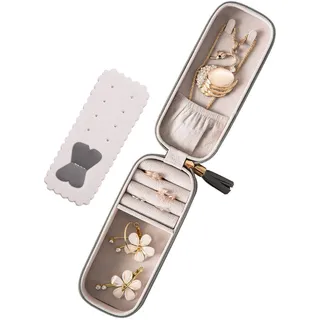 SANQIANWAN PU-Leder Klein Schmuckkästchen Schmuckkästchen Damen Schmuckkoffer Reise Schmuckaufbewahrung Schmuckbox Damen Schmuckschatulle für Ringe,Ohrringe,Halskette,Armbanduhr