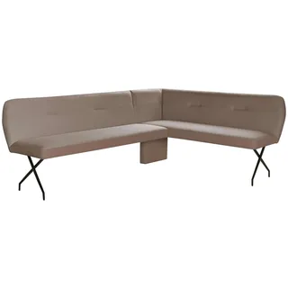 OTTO home Eckbank Bruna Taupe 241 x 87 x 177 cm