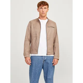 JACK & JONES Dylan Biker Lederjacke grün XS
