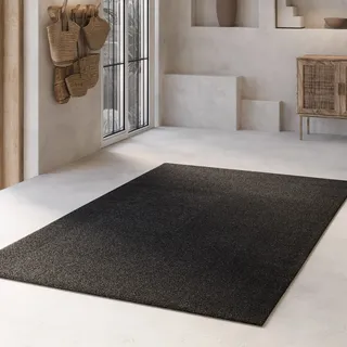 WECON HOME Nova Hochflorteppich 120 x 170 cm Grau