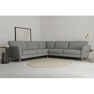 OTTO home Eckcouch Polyester 2-Sitzer Grau