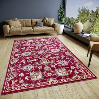 HANSE HOME Caracci Teppich Orientalisch, Kurzflor, Wohnzimmer, Schlafzimmer, Esszimmer,