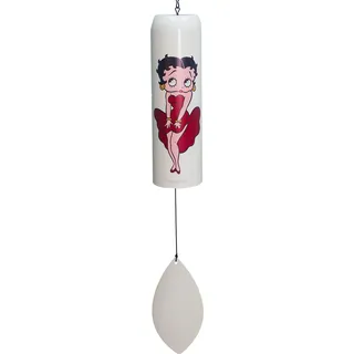 Spoontiques Betty-Boop-Glocken-Windspiel, Outdoor-Gartendekoration – dekoratives Glockenspiel für Hof, Garten, Hinterhof und Terrasse Dekoration