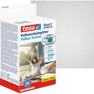 Tesa Pollenschutzgitter 130 cm x 150 cm Anthrazit