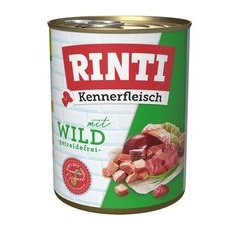 1x 800 g Vânat RINTI Kennerfleisch Hrană umedă pentru câini