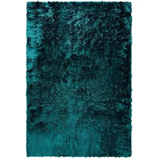 benuta Nest Hochflorteppich Whisper Türkis 300x400 cm , Textil , Beton Optik , Rechteckig , 300x400 cm , wasserabweisend , Teppiche und Böden, Teppiche, Hochflorteppiche & Shaggys