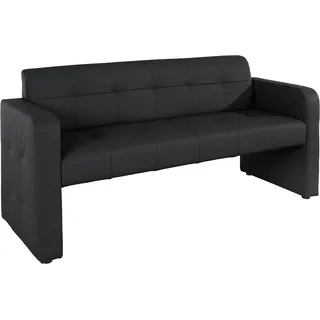 exxpo - sofa fashion Polsterbank »Barista Küchensofa mit Komfortsitzhöhe 49cm« tolle Detailverarbeitung, frei im Raum stellbar, schwarz