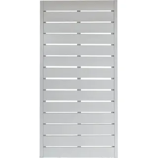 Sichtschutzzaunelement Faro Grau lackiert 180 cm x 90 cm