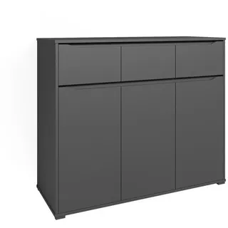 Vicco Ruben 120 x 101,6 x 48 cm Anthrazit / Grau