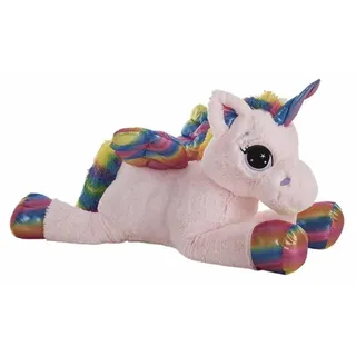 Plüschtier Rainbow 60 cm Kunststoff Einhorn - Rosa