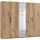 Drehtürenschrank Level by fresh to go 250 x 216 x 58 cm Braun