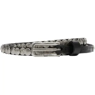 Liebeskind Berlin Belt I 10mm 85 STUDDED BELTS Washed Leather black