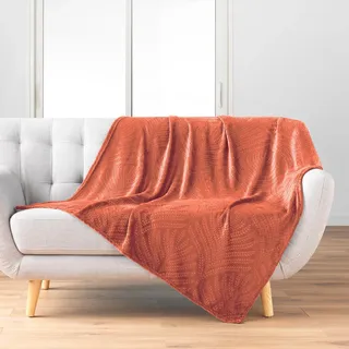 Douceur d'intérieur Überwurf, orange | Gr.: onesize