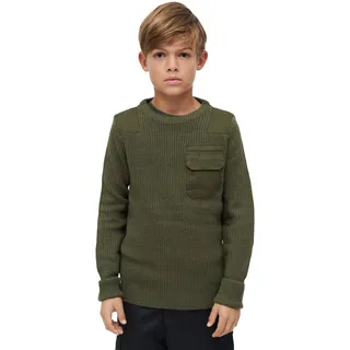 Brandit Textil Brandit Kids BW Pullover Olive, Gr. 170/176