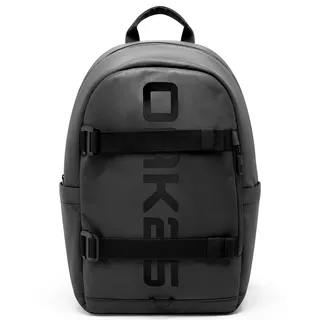 OAK25 Rucksack Reflektierend Herren Damen Teenager Schwarz - Luminite Pack - Reflektierender Schulrucksack mit Laptopfach für Mädchen Jungen - Schule Uni Arbeit - Wasserabweisend