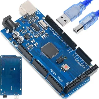 AZ-Delivery Mikrocontroller AZ-MEGA2560-Board mit ATmega2560 mit USB Kabel Kompatibel mit Arduino Retoo