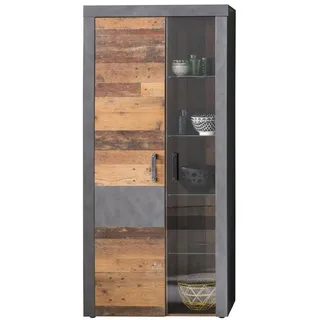 trendteam smart living - Indy - Couchtisch - Alteiche - Sofatisch mit zusätzlicher großer Ablagefläche - (BxHxT) 110 x 47 x 65 cm - Wohnzimmertisch in rustikaler Optik