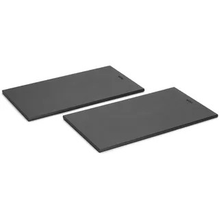 WOLL Cut & Serve Schneidebrett-Set 2-tlg. Papierverbundstoff 27 x 15 cm Mattschwarz