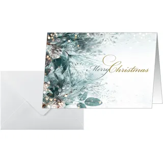 Sigel Weihnachtskarten Eucalyptus magic DIN A6