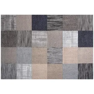 VEVOR Teppichfliesen 609,6 x 609,6 x 6 mm, 24er-Pack, Selbstklebender Teppichboden mit Fläche von 9 m2, Teppich Bodenbelag, einfacher DIY-Austausch für Wohnzimmer und Büro, Mehrfarbig