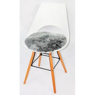 Heitmann-Felle Stuhlkissen Lamm 45 x 45 cm Grau