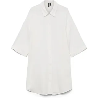 Vero Moda Hemdblusenkleid Sommerkleid Weiß XL
