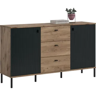 INOSIGN Sideboard TREVERK 154 x 90 x 41 cm Schwarz