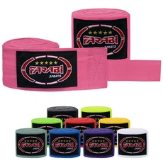 Farabi Sports Kinder & Erwachsene boxbandagen Gym Fitness Workout Bandagen Boxen Sparring Bandagen (Adult (4 Meters), Pink)