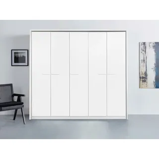 Rauch Drehtürenschrank »Kleiderschrank Schrank Garderobe Wäscheschrank Ankleide OTELI« weiß, B:230cm H:231cm T:58cm, Holzwerkstoff, Schränke, Drehtürenschrank, inkl. Passepartout optional mit Beleuchtung,