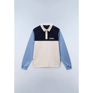 Napapijri Langarm-Poloshirt »E-MONT LS«, beige
