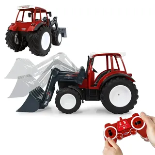 Jamara RC-Nutzfahrzeug Lindner Geotrac mit Frontlader 1:16 CH RtR rot (405050)