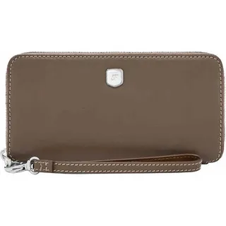 Fossil Lennox Leder oder Nylon Handtasche für Damen, Mokka Braun