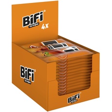 BiFi Original – 16er Pack (16 x 4 x 18.5g) - Salami Sticks – Original Wurstsnack To Go - Luftgetrocknet- für Unterwegs, im Büro oder beim Sport - mit Pfeffer, Koriander und Knoblauch
