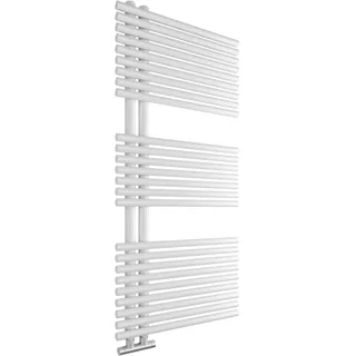 SANOTECHNIK Design-Badheizkörper 1132 x 600 mm 640 W weiß Seitenventil