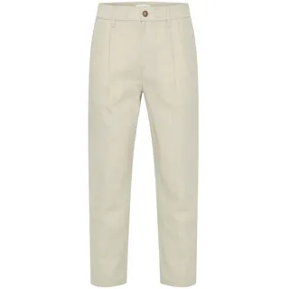 Leinenhose CASUAL FRIDAY "Leinenhose CFMarc", Herren, Gr. 30, Länge 34, beige (chateau gray melange), Obermaterial: 55% Leinen LI. 45% Baumwolle CO., Hosen Leinenhose