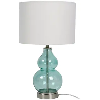 Relaxdays Nachttischlampe Blau