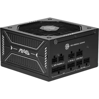 MSI Mag A750gls Pcie 5.0 750w 80 Plus Gold Modulares Netzteil - Black