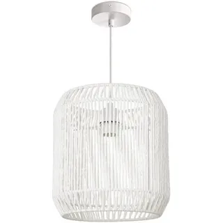 Paco Home Pedro 1-flg. Ø 28 cm verstellbar weiß Papier