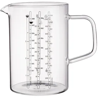 Butlers Messbecher (4er Set) Recipe , Transparent , Glas , Backen & Backzubehör, Messbecher