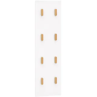 Schildmeyer Garderobenpaneel Bjarne 30 x 110,6 x 2,6 cm Weiß