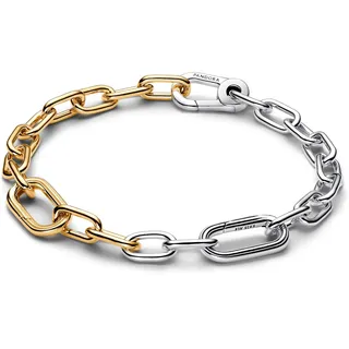 Pandora Damen-Armband Zweifarbig Silber 563689C00 Größe 20