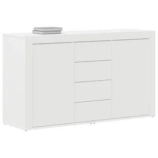 vidaXL Sideboard mit Schubladen Weiß 120 x 36 x 69 cm Holzwerkstoff - Weiß