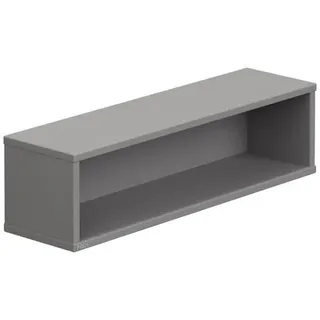 Paidi Wandboard , Grau , Holzwerkstoff , 70x18.5x18.7 cm , Blauer Engel, Goldenes M , Wohnzimmer, Regale, Wandboards