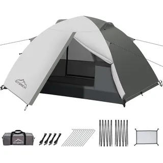 Gysrevi Camping Zelt Wurfzelt Zelt 2 Personen Kuppelzelte Wasserdicht Winddicht Dome Tent Ultraleicht Zelt für Camping Outdoor Trekking
