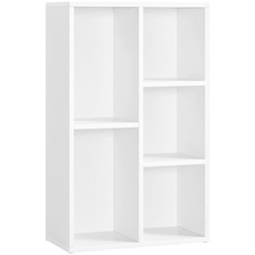Bild Bücherregal weiß 50,0 x 24,0 x 80,0 cm