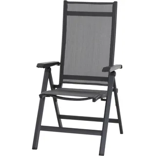 Siena Garden Klappsessel Tesoro 68 x 60 x 110 cm grau