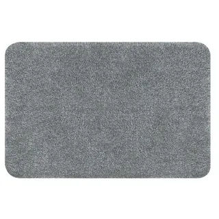 Spirella – Badematte – Weiche und Bequeme Acryl-Badematte – Ideal fürs Badezimmer – rutschfest und saugfähig – Elegantes Design – 80 x 150 cm – Grau