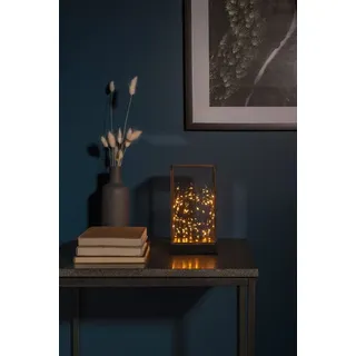Konstsmide LED Laterne Weihnachtsdeko Schwarz 1 Stk.